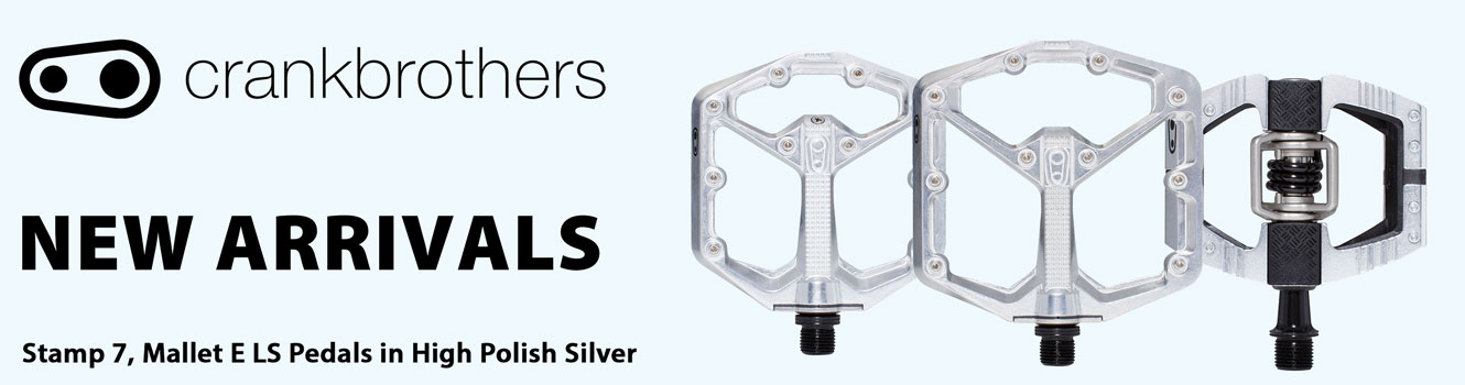 Crankbrothers Silver Stamp 7 and Mallet E LS pedals