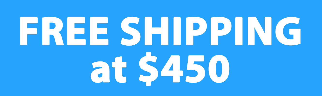 Free Shipping at $450