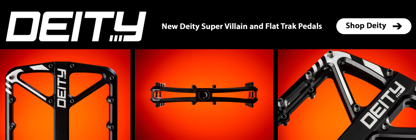 New Deity Supervillain and Flat Trak Pedals