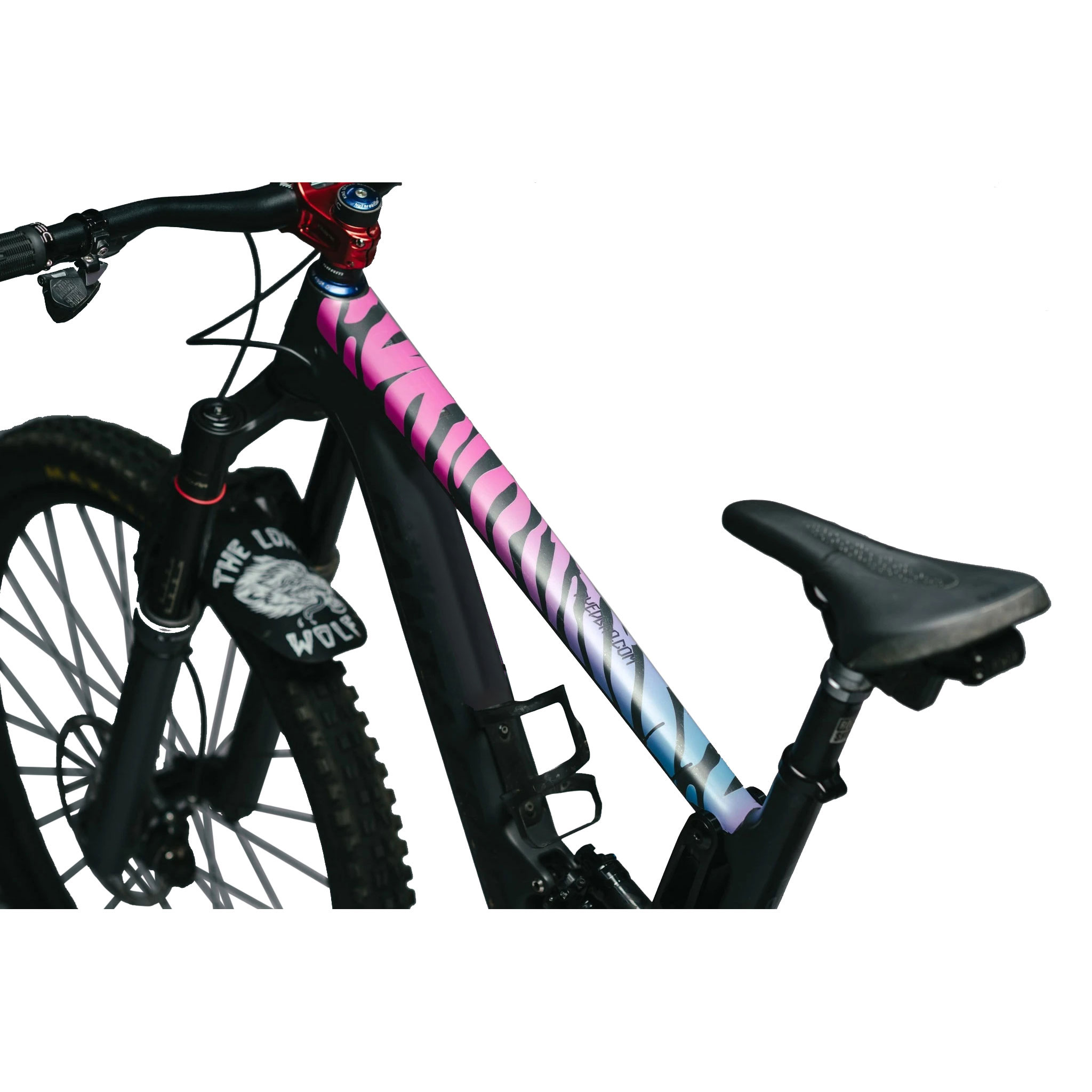 Protector Cuadro Bicicleta Pro Full Zebra Negro Dyedbro – Novena Racing